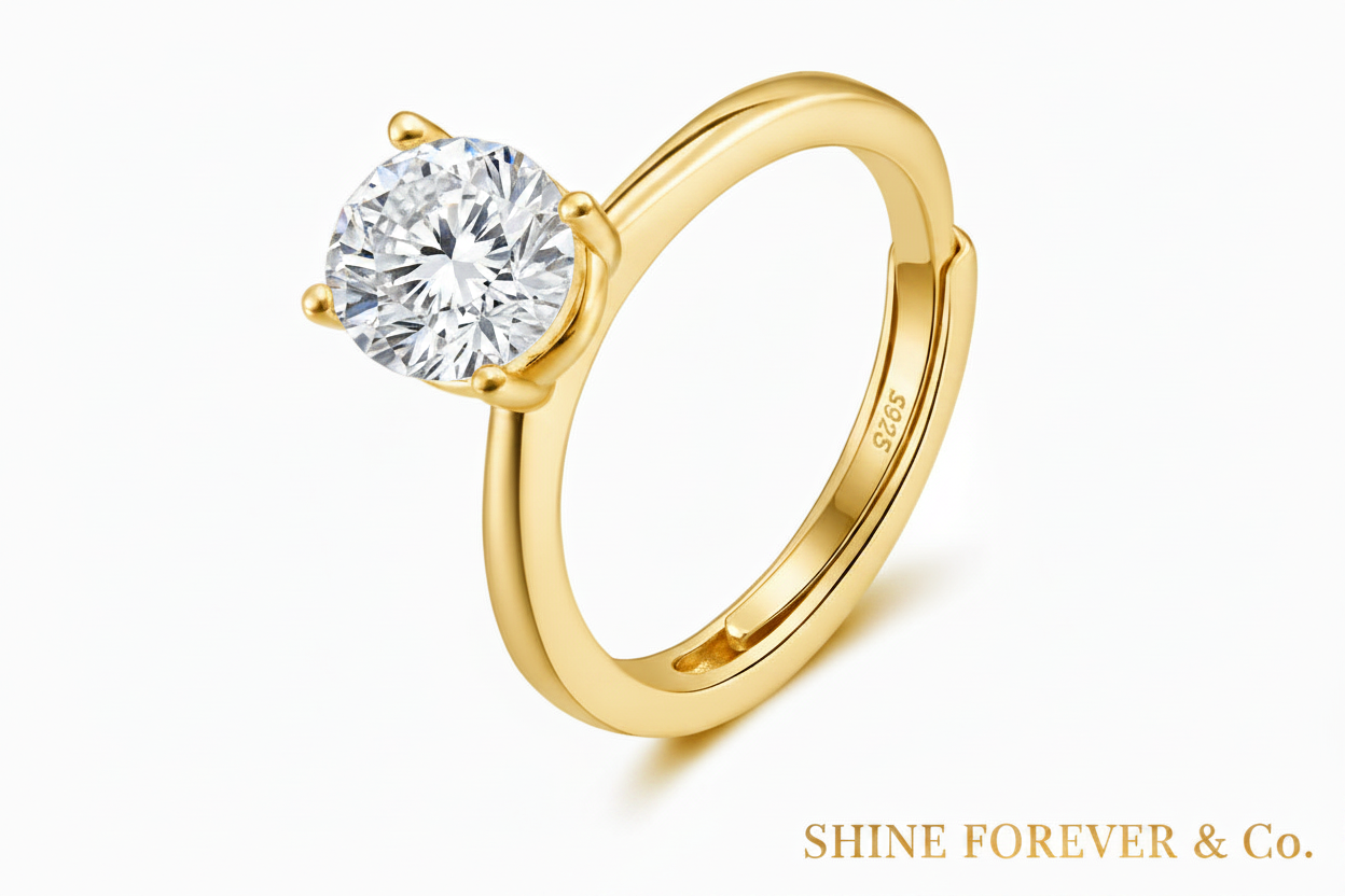 12,00Ct Oval Labmade Diamond Set 14K Gold Plated